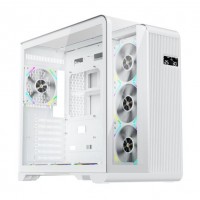 1STPLAYER RT7 White Mid Tower ATX Gaming Casing Without Case Fan